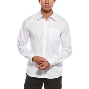 Helmut Lang Mens Logo Shirt, White